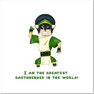 Toph Chibi Quote Posters and Art